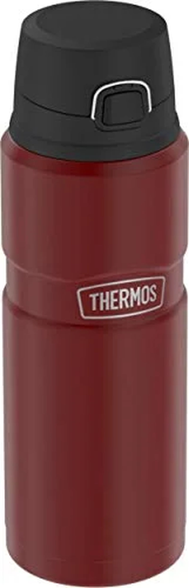 Stainless King Vacuum Insulated Stainless Steel Drink Bottle, 24Oz, Matte Rustic Red